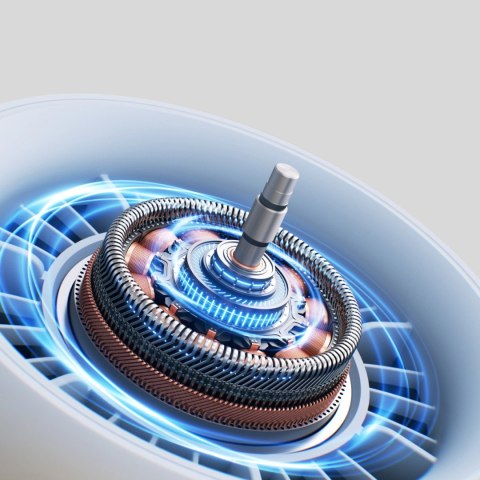 Mini wentylator Jisulife Stroller Fan 4 5000mAh na wózek dziecięcy z elastycznym tripodem - niebieski