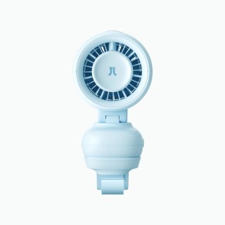 Mini wentylator Jisulife Stroller Fan 4 5000mAh na wózek dziecięcy z metalowym klipsem - niebieski
