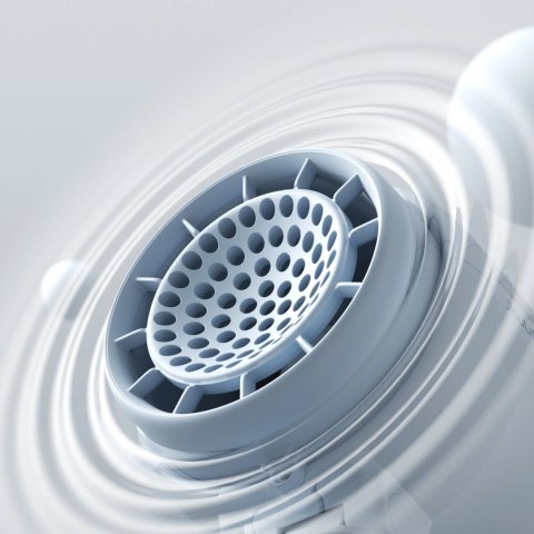 Mini wentylator Jisulife Stroller Fan 4 5000mAh na wózek dziecięcy z metalowym klipsem - niebieski