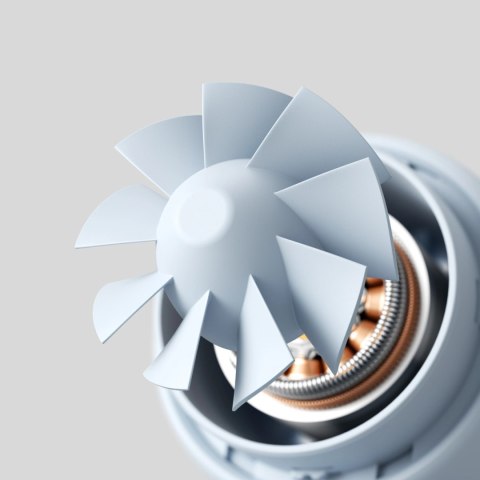 Mini wentylator Jisulife Stroller Fan 4 5000mAh na wózek dziecięcy z metalowym klipsem - niebieski