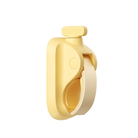 Mini wentylator Jisulife Stroller Fan 4 5000mAh na wózek dziecięcy z metalowym klipsem - żółty