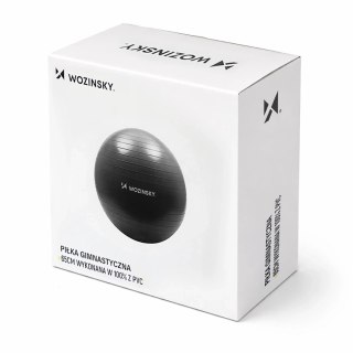 Piłka do ćwiczeń Wozinsky WGB65BB gimnastyczna 65 cm - czarna