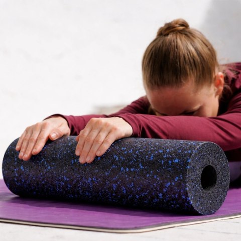 Roller do ćwiczeń Wozinsky WRM-45 wałek 45 cm - czarny