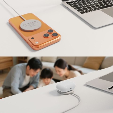 TECH-PROTECT A50 MAGNETIC MAGSAFE WIRELESS CHARGER 25W QI2.2 WHITE