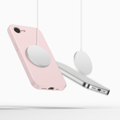 TECH-PROTECT SILICONE MAGSAFE IPHONE 16E / 17E PINK PEARL