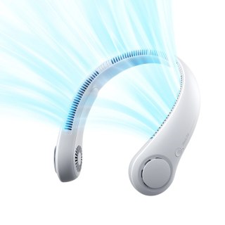 Wentylator Jisulife Neck Fan 3 4000mAh na szyję przenośny wiatraczek - szary