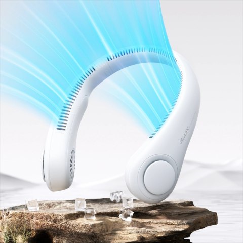 Wentylator Jisulife Neck Fan 3 4000mAh na szyję przenośny wiatraczek - szary