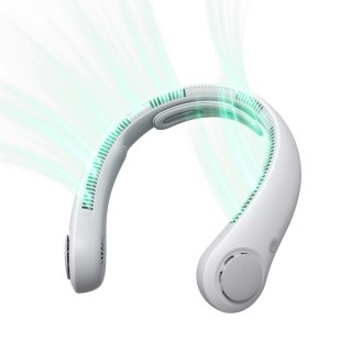 Wentylator Jisulife Neck Fan 4 5000mAh na szyję przenośny wiatraczek USB - szary