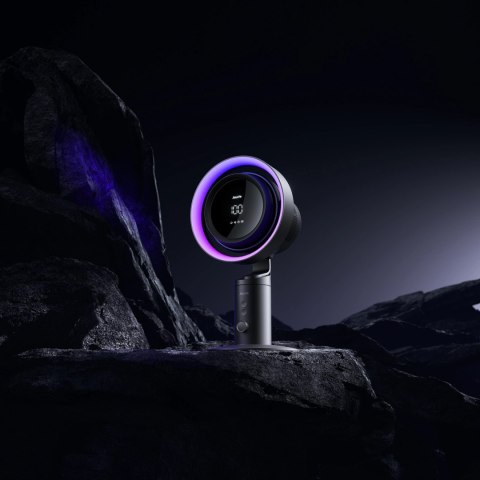 Wentylator turbinowy Jisulife Table Fan Pro3 10000mAh biurkowy z filtrem - ciemnoszary