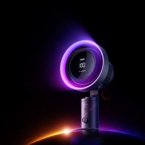 Wentylator turbinowy Jisulife Table Fan Pro3 10000mAh biurkowy z filtrem - ciemnoszary