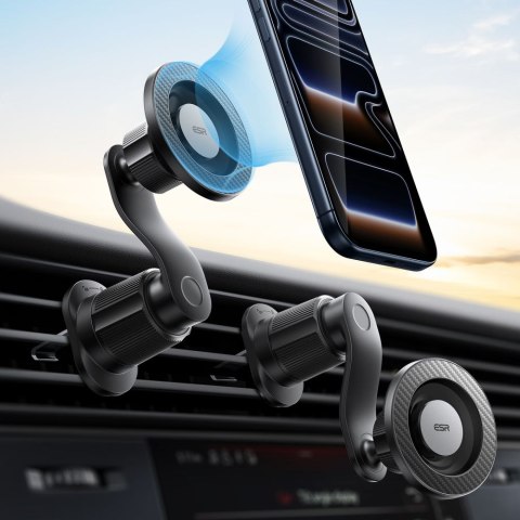 ESR OMNILOCK MAGNETIC MAGSAFE VENT CAR MOUNT BLACK