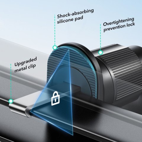 ESR OMNILOCK MAGNETIC MAGSAFE VENT CAR MOUNT BLACK