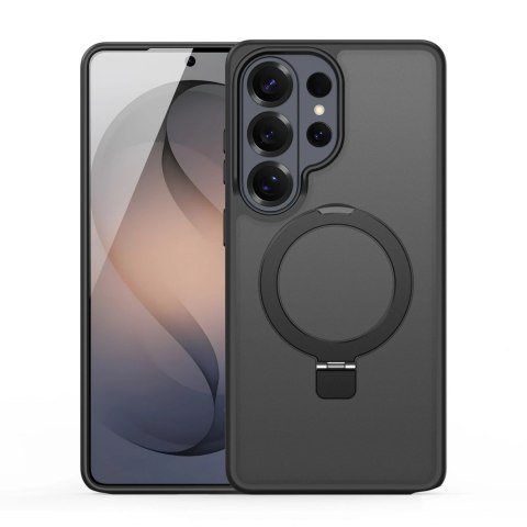 Etui Dux Ducis Yind na Samsung Galaxy S26 Ultra z podstawką kompatybilne z MagSafe - czarne