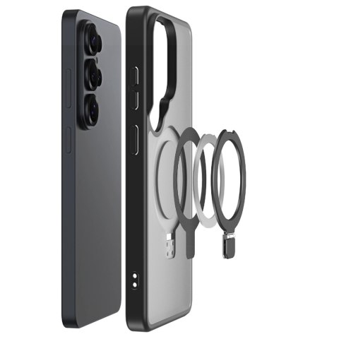 Etui Dux Ducis Yind na Samsung Galaxy S26 Ultra z podstawką kompatybilne z MagSafe - czarne