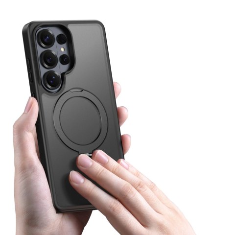 Etui Dux Ducis Yind na Samsung Galaxy S26 Ultra z podstawką kompatybilne z MagSafe - czarne