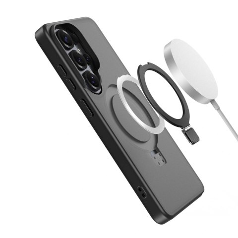 Etui Dux Ducis Yind na Samsung Galaxy S26 Ultra z podstawką kompatybilne z MagSafe - czarne