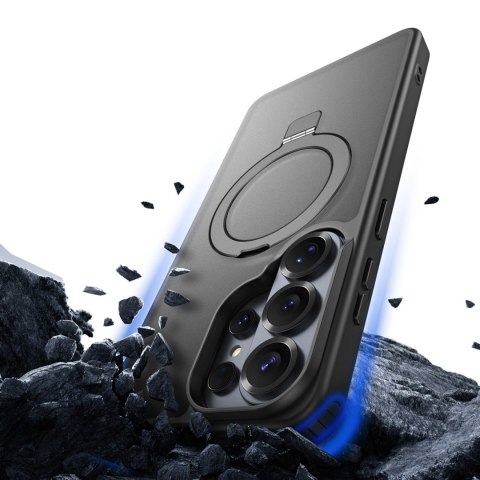 Etui Dux Ducis Yind na Samsung Galaxy S26 Ultra z podstawką kompatybilne z MagSafe - czarne