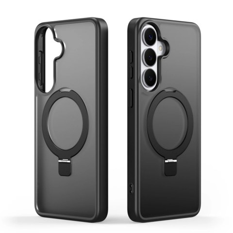 Etui Dux Ducis Yind na Samsung Galaxy S26 z podstawką kompatybilne z MagSafe - czarne