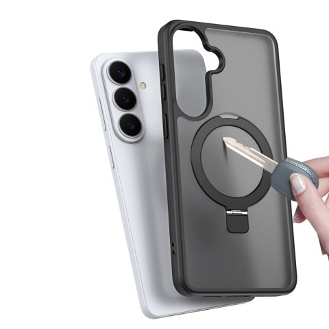 Etui Dux Ducis Yind na Samsung Galaxy S26+ z podstawką kompatybilne z MagSafe - czarne