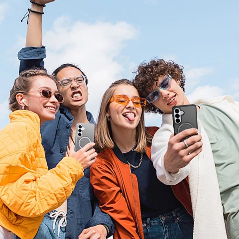 Etui Dux Ducis Yind na Samsung Galaxy S26+ z podstawką kompatybilne z MagSafe - czarne