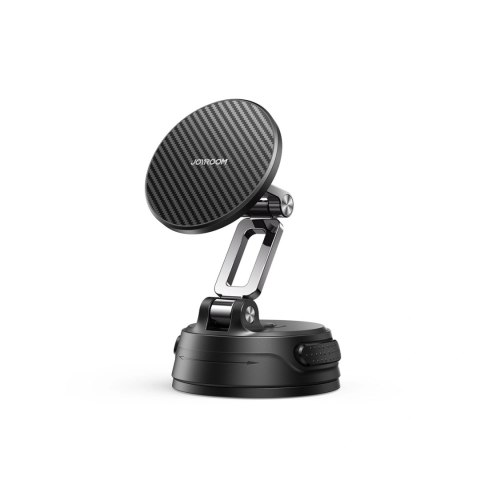 Joyroom JR-ZS510 Gel Suction Cup MagSafe Foldable Car Phone Mount - Gunmetal Black