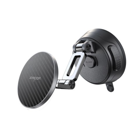Joyroom JR-ZS510 Gel Suction Cup MagSafe Foldable Car Phone Mount - Gunmetal Black