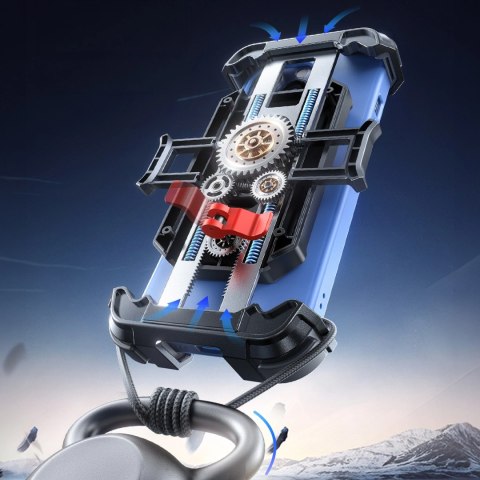 Joyroom JR-ZS526 Sunshade Cycling Phone Mount (Helmet Version) Black