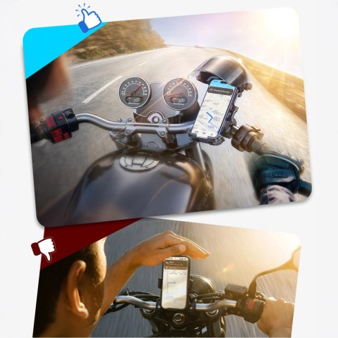 Joyroom JR-ZS526 Sunshade Cycling Phone Mount (Helmet Version) Black