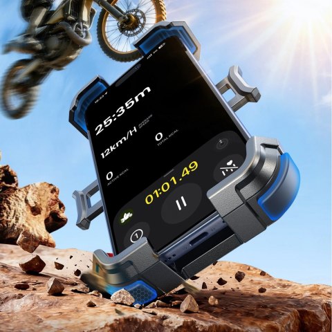 Joyroom JR-ZS526 Sunshade Cycling Phone Mount (Helmet Version) Black