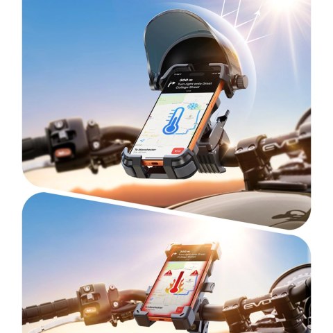 Joyroom JR-ZS528 Sunshade Cycling Phone Mount (Convertible Version) Black