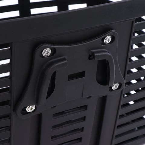 Kosz rowerowy Wozinsky WKR-PK na kierownicę plastikowy - czarny