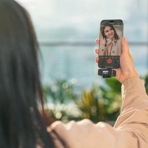 Mikrofony krawatowe BOYA BOYAMIC 2-02 bezprzewodowe 2.4 GHz - czarne