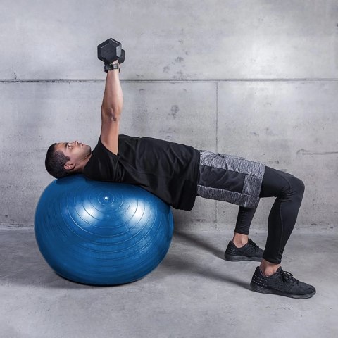 Piłka do ćwiczeń Wozinsky WGB65BL gimnastyczna 65 cm - niebieska