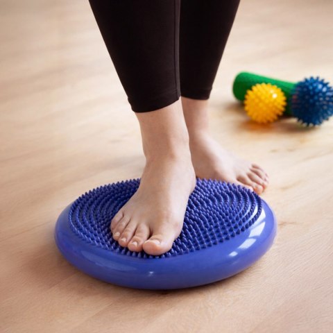 Poduszka sensoryczna Wozinsky WPSD-01 rehabilitacyjna jeżyk - niebieska