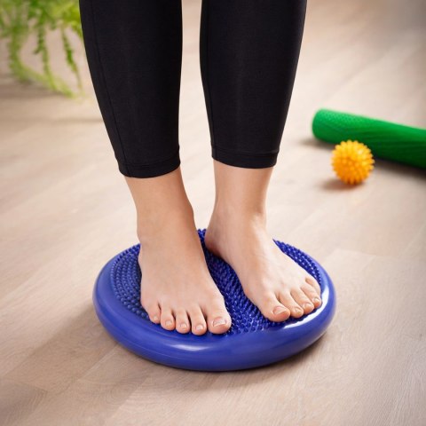 Poduszka sensoryczna Wozinsky WPSD-01 rehabilitacyjna jeżyk - niebieska