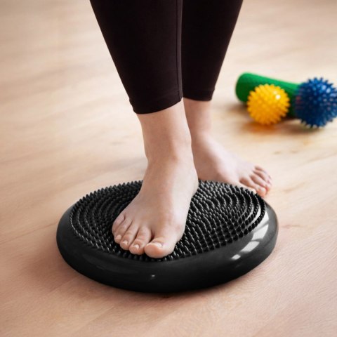 Poduszka sensoryczna Wozinsky WPSD-02 rehabilitacyjna jeżyk - czarna