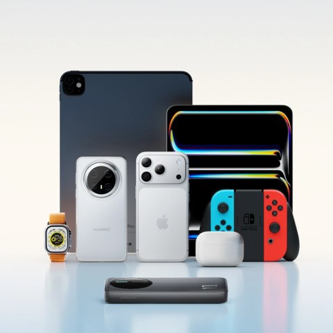 Powerbank Joyroom JR-PBF12 Pro 22,5W 10000mAh z wyświetlaczem cyfrowym 2x USB-A 1x USB-C - czarny