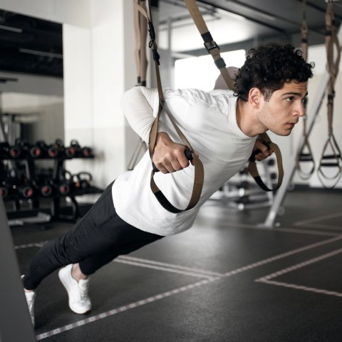 Taśmy do ćwiczeń TRX Wozinsky WSTR-01 - khaki