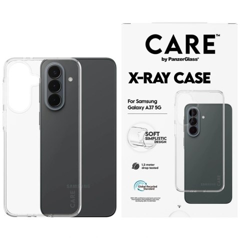 Etui CARE by PanzerGlass Fashion X-Ray na Samsung Galaxy A37 - przezroczyste