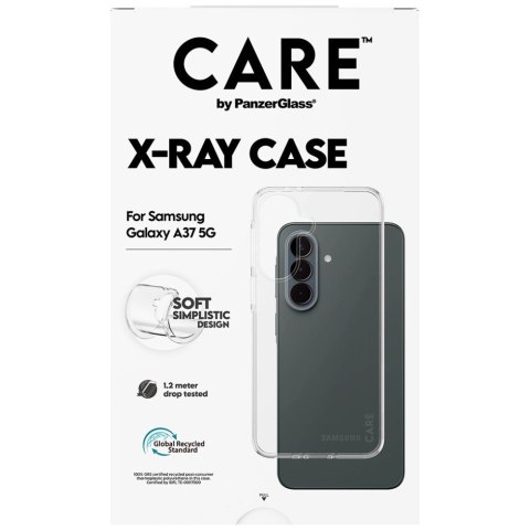 Etui CARE by PanzerGlass Fashion X-Ray na Samsung Galaxy A37 - przezroczyste