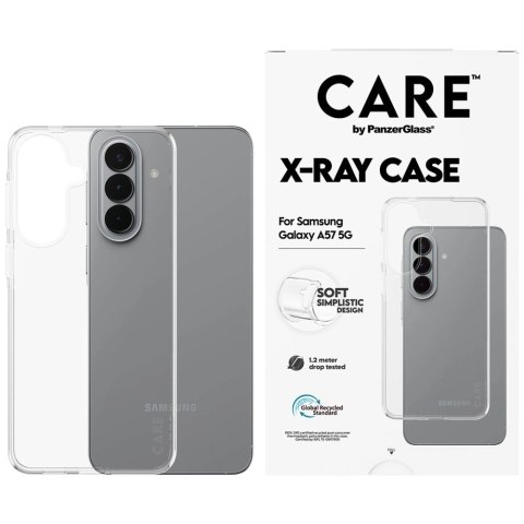 Etui CARE by PanzerGlass Fashion X-Ray na Samsung Galaxy A57 - przezroczyste