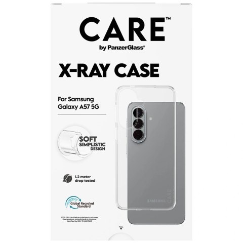Etui CARE by PanzerGlass Fashion X-Ray na Samsung Galaxy A57 - przezroczyste