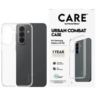 Etui CARE by PanzerGlass Flagship Urban Combat na Samsung Galaxy A37 - przezroczyste