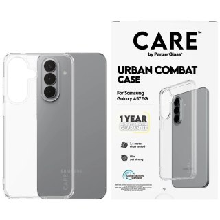 Etui CARE by PanzerGlass Flagship Urban Combat na Samsung Galaxy A57 - przezroczyste