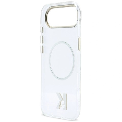 Etui Karl Lagerfeld IML K Head Logo MagSafe na iPhone Air - przezroczyste