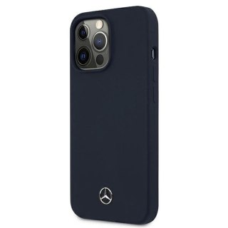 Etui Mercedes Silicone Line na iPhone 13 Pro / iPhone 13 - granatowe