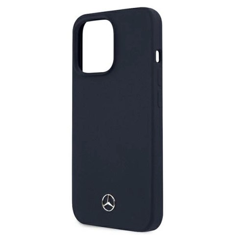 Etui Mercedes Silicone Line na iPhone 13 Pro / iPhone 13 - granatowe