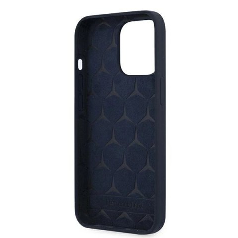 Etui Mercedes Silicone Line na iPhone 13 Pro / iPhone 13 - granatowe