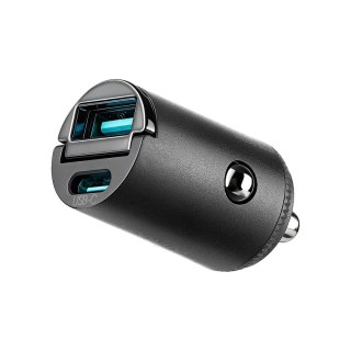 Joyroom JR-CCN18 65W A+C Pull-Ring Style Mini Car Charger Black