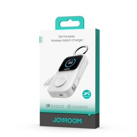 Joyroom JR-W19 5W Portable Watch Wireless Charger White
